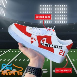 Sydney Swans AFL Personalized Air Force Shoes For Men Women Product Photo 1