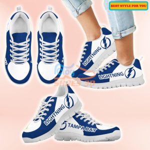 Tampa Bay Lightning Top Logo Casual Sneakers For Sport Fans Product Photo 2