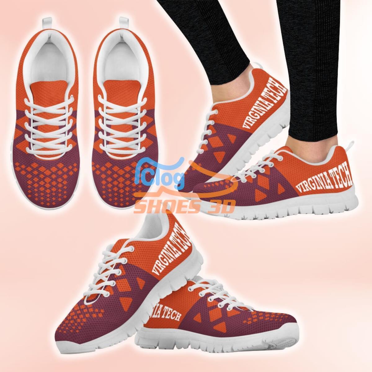 Virginia Tech Hokies Casual Sneakers For Sport Fans 2 Virginia Tech Hokies Casual Sneakers For Sport Fans Product Photo 1