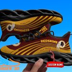 Washington Commanders NFL Custom Name Max Soul Shoes Best Gift Product Photo 3