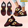 Washington Redskins Tiger Skin Stripes Pattern Printed Casual Sneakers For Sport Fans Washington Redskins Tiger Skin Stripes Pattern Printed Casual Sneakers For Sport Fans