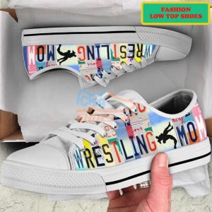 Wrestling Mom Fashion Low Top Shoes Product Photo 1