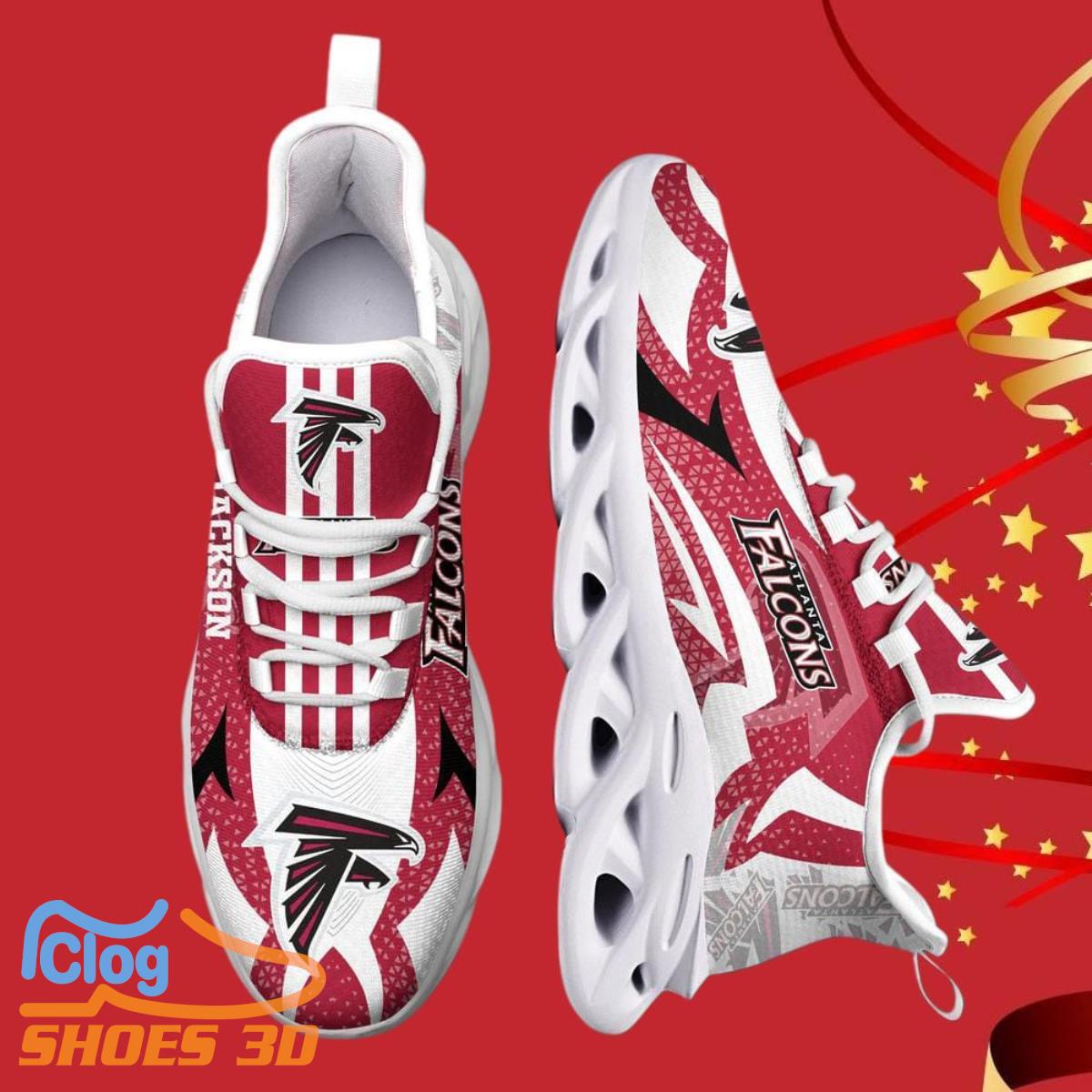 Atlanta Falcons NFL Max Soul Shoes Custom Name Special Gift For Men And Women Atlanta Falcons NFL Max Soul Shoes Custom Name Special Gift For Men And Women