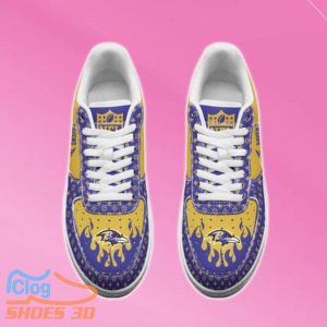 Baltimore Ravens Air Force Shoes Best Gift For Men And Women 1 Baltimore Ravens Air Force Shoes Best Gift For Men And Women Product Photo 2