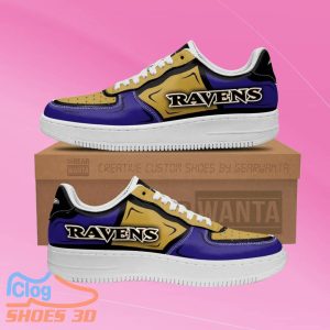 Baltimore Ravens Air Force Shoes Impressive Gift For Men And Women Product Photo 1