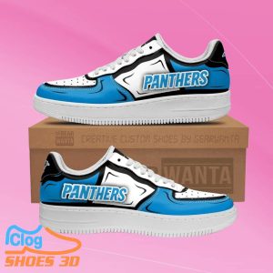 Carolina Panthers Air Force Shoes Impressive Gift For Men And Women Product Photo 1