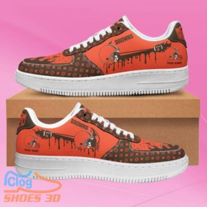 Cleveland Browns Air Force Shoes Best Gift For Men And Women Product Photo 1