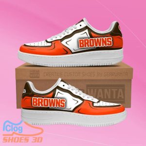 Cleveland Browns Air Force Shoes Impressive Gift For Men And Women Product Photo 1