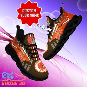Cleveland Browns NFL Max Soul Shoes Custom Name Sneakers Hot Trending Special Gift Product Photo 2