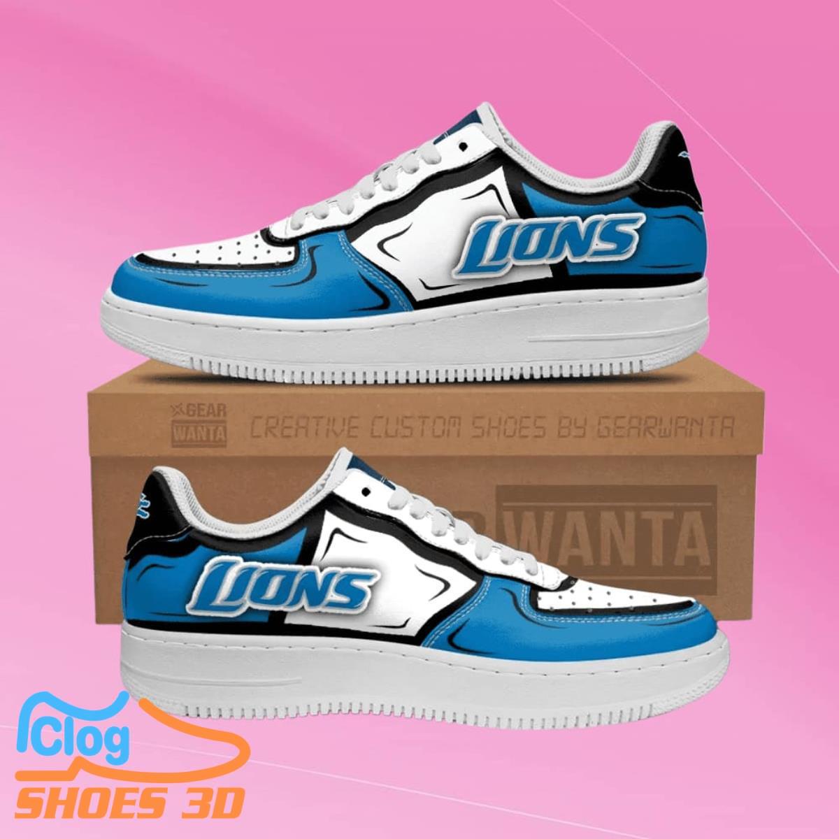 Detroit Lions Air Force Shoes Impressive Gift For Men And Women 3 Detroit Lions Air Force Shoes Impressive Gift For Men And Women Product Photo 1