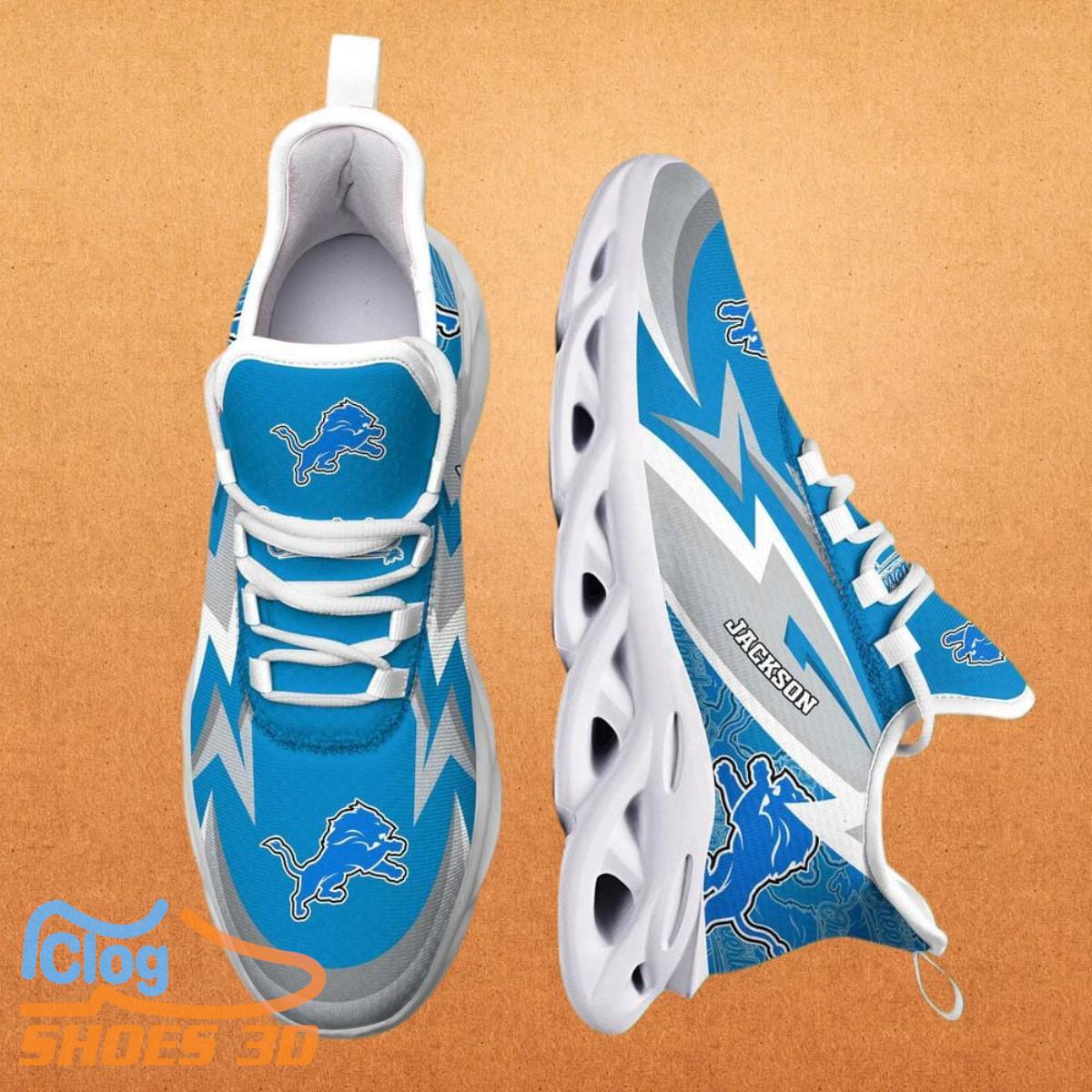 Detroit Lions NFL Max Soul Shoes Custom Name Special Gift For Men And Women Detroit Lions NFL Max Soul Shoes Custom Name Special Gift For Men And Women