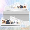 Frenchie Mom Low Top Canvas Shoes Frenchie Mom Low Top Canvas Shoes