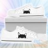 Funny Cat Low Top Canvas Shoes For Cat Lover