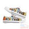 Go To Beach Windsurfing Low Top Canvas Shoes