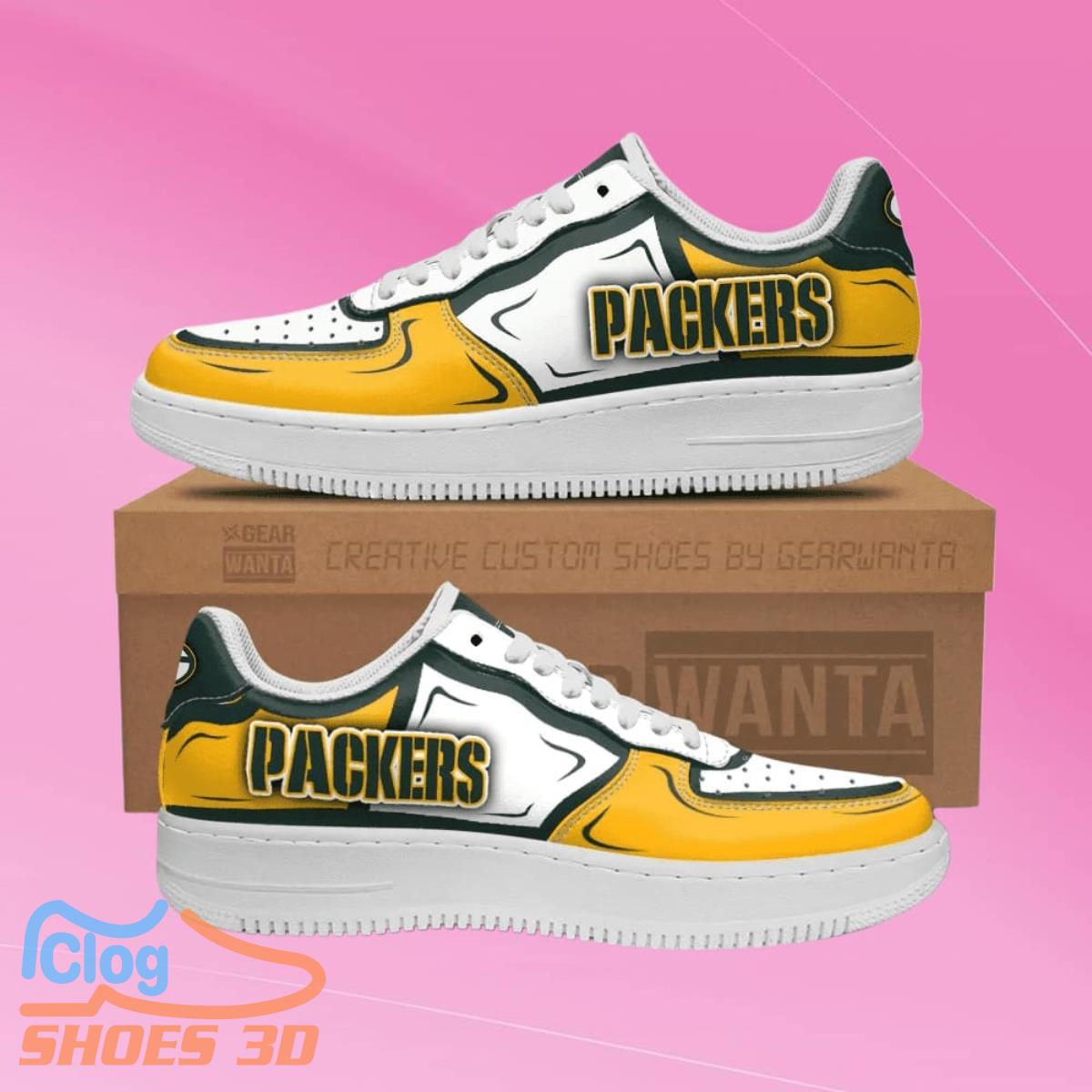 Green Bay Packers Air Force Shoes Impressive Gift For Men And Women 3 Green Bay Packers Air Force Shoes Impressive Gift For Men And Women Product Photo 1