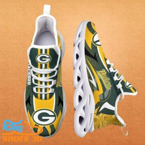 Green Bay Packers NFL Max Soul Shoes Custom Name Best Gift For Men And Women Product Photo 2