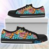 Happy Cowgirl Low Top Canvas Shoes