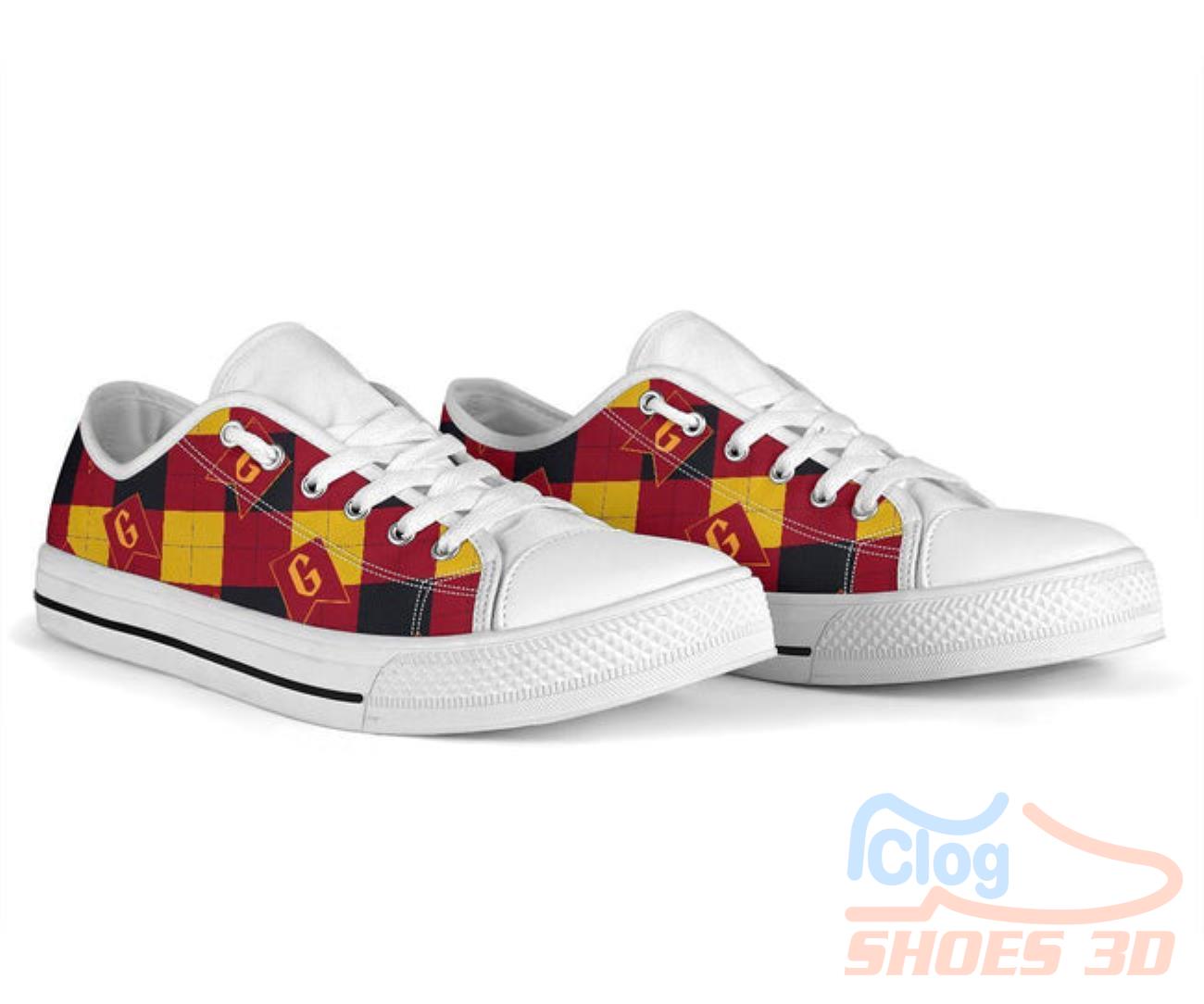 Harry Potter Gryffindor Low Top Canvas Shoes Harry Potter Gryffindor Low Top Canvas Shoes