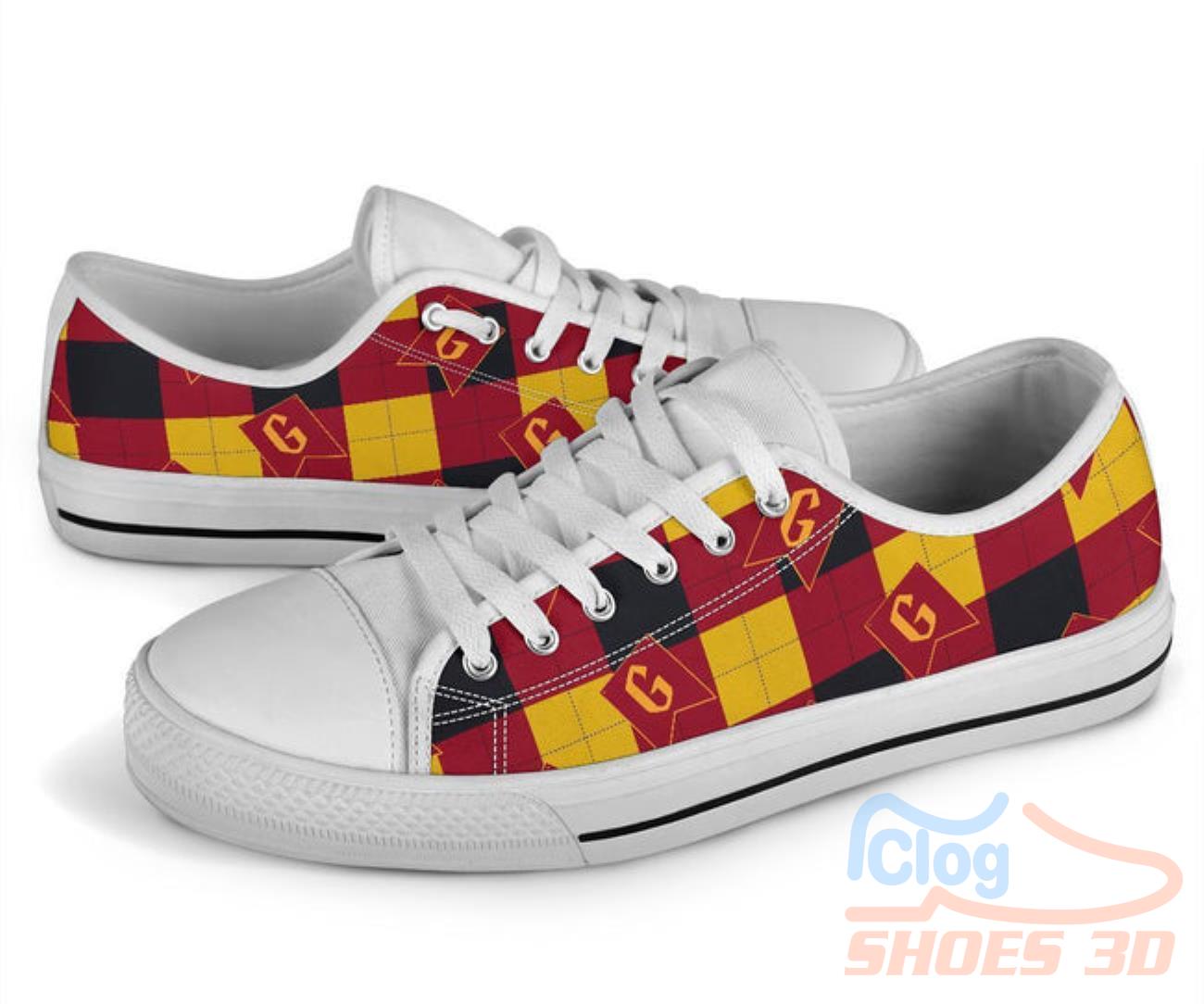 Harry Potter Gryffindor Low Top Canvas Shoes Harry Potter Gryffindor Low Top Canvas Shoes