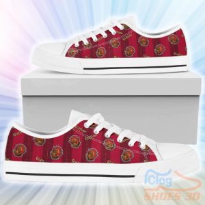 Harry Potter Gryffindor Low Top Canvas Shoes For Men Women Product Photo 1