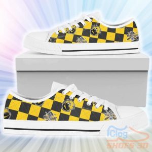 Harry Potter Hufflepuff Low Top Canvas Shoes For Men Women Product Photo 1