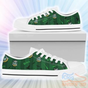 Harry Potter Slytherin Low Top Canvas Shoes Product Photo 1