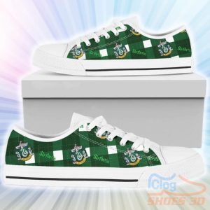 Harry Potter Slytherin Low Top Canvas Shoes For Men Women Product Photo 1