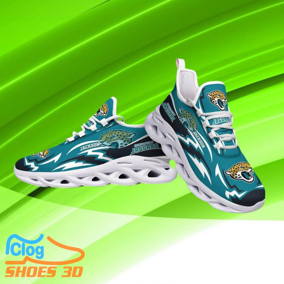 Jacksonville Jaguars NFL Max Soul Shoes Custom Name Sneakers Hot Trending Best Gifts Jacksonville Jaguars NFL Max Soul Shoes Custom Name Sneakers Hot Trending Best Gifts
