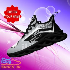 Las Vegas Raiders NFL Max Soul Shoes Custom Name Sneakers Hot Trending Special Gift Product Photo 1