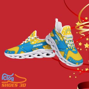 Los Angeles Chargers NFL Max Soul Shoes Custom Name Best Gift For Fans Product Photo 1