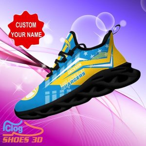 Los Angeles Chargers NFL Max Soul Shoes Custom Name Sneakers Hot Trending Special Gift Product Photo 1