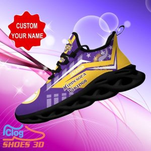 Minnesota Vikings NFL Max Soul Shoes Custom Name Sneakers Hot Trending Special Gift Product Photo 1