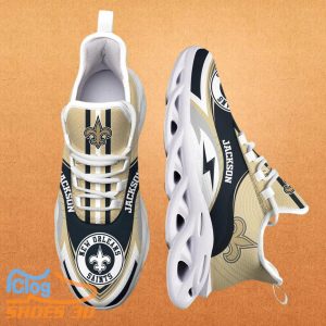 New Orleans Saints NFL Max Soul Shoes Custom Name Best Gift For Men And Women Product Photo 2