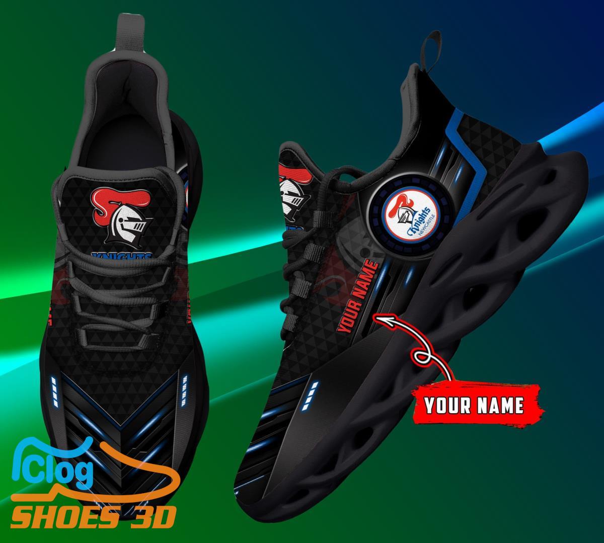 Newcastle Knights Custom Name NRL Max Soul Shoes Best Gift Newcastle Knights Custom Name NRL Max Soul Shoes Best Gift