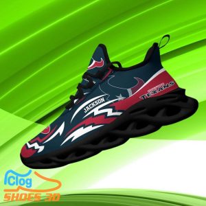 NFL Houston Texans Max Soul Shoes Custom Name Sneakers Hot Trending Gifts For Fans Product Photo 1
