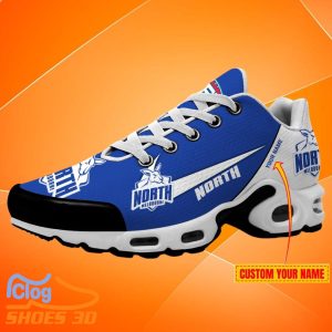 North Melbourne Kangaroos Custom Name Premium AFL Air Cushion Sports Shoes Product Photo 1