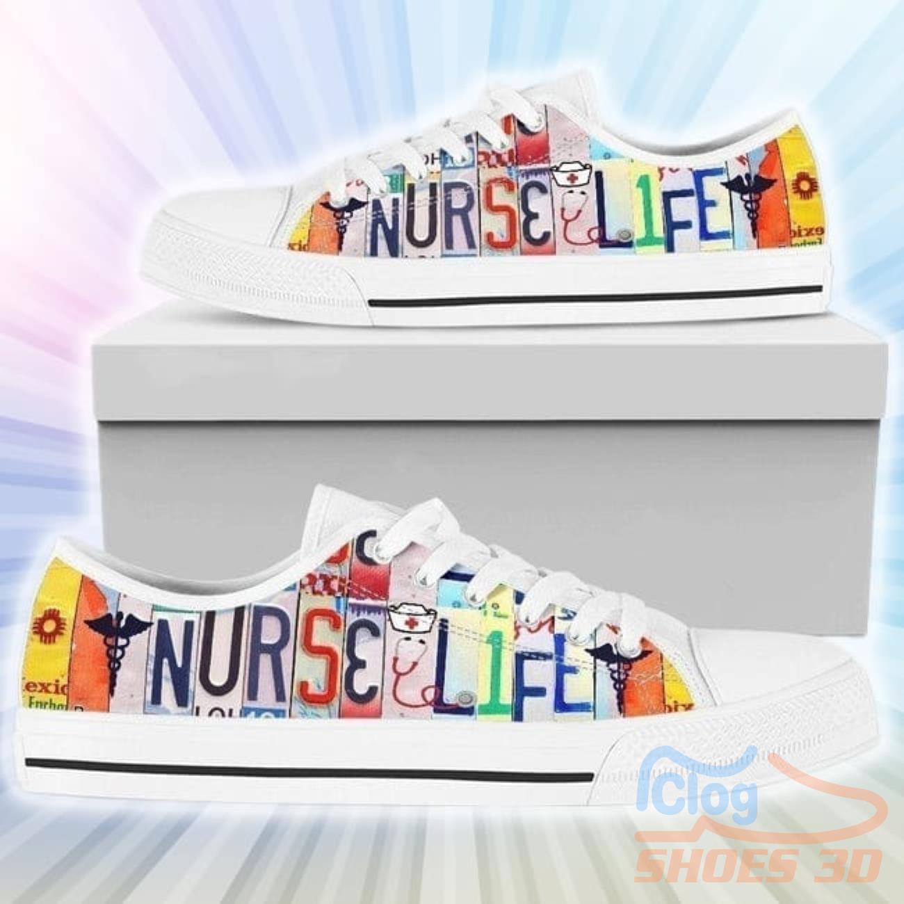 Nurse Life Low Top Canvas Shoes 3 Nurse Life Low Top Canvas Shoes Product Photo 1