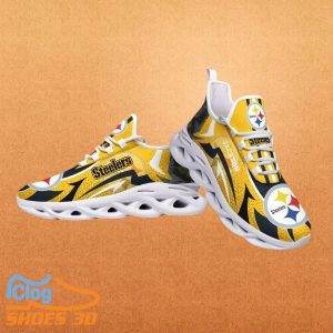 Pittsburgh Steelers NFL Max Soul Shoes Custom Name Special Gift For Men And Women Product Photo 1