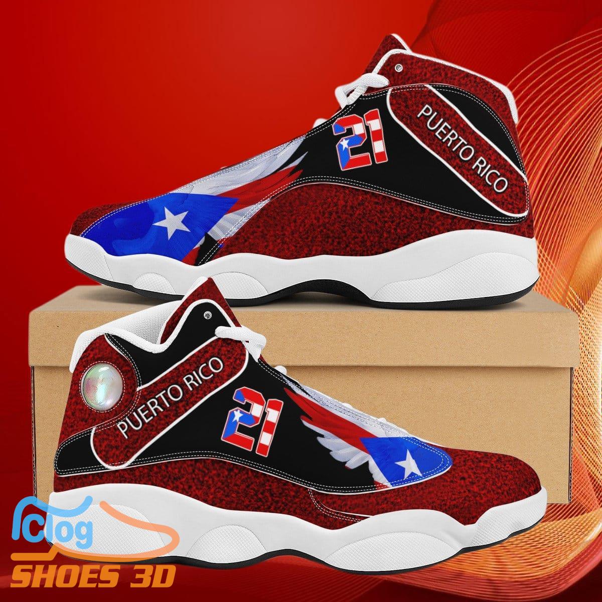 Puerto Rico Flag Puerto Rico Newest High Top Custom Name Sneakers Air Jordan 13 Best Gift For Men Women 2 Puerto Rico Flag Puerto Rico Newest High Top Custom Name Sneakers Air Jordan 13 Best Gift For Men Women Product Photo 1