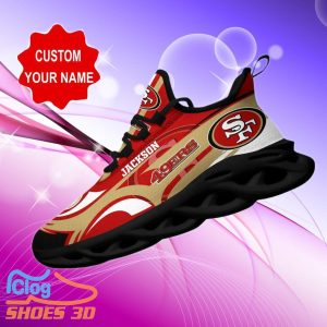 San Francisco 49Ers NFL Max Soul Shoes Custom Name Sneakers Hot Trending Special Gift Product Photo 1