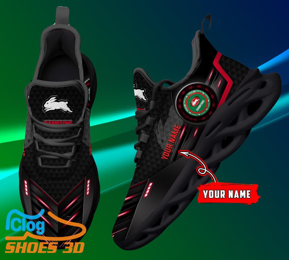 South Sydney Rabbitohs Custom Name NRL Max Soul Shoes Best Gift South Sydney Rabbitohs Custom Name NRL Max Soul Shoes Best Gift