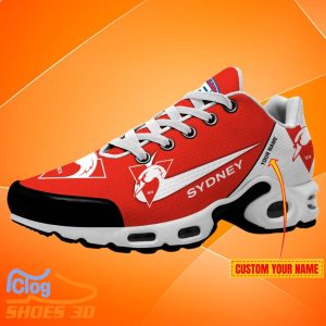 Sydney Swans Custom Name Premium AFL Air Cushion Sports Shoes Product Photo 1