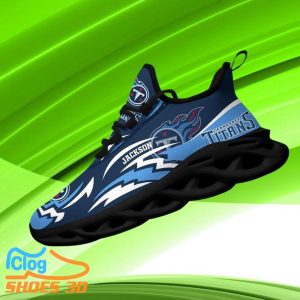 Tennessee Titans NFL Max Soul Shoes Custom Name Sneakers Hot Trending Best Gifts Product Photo 1