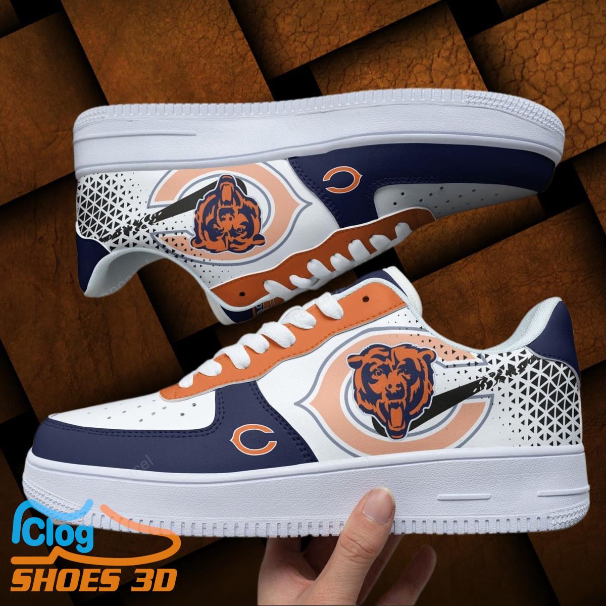 Chicago Bears Air Force Shoes Unique Gift 2 Chicago Bears Air Force Shoes Unique Gift Product Photo 1