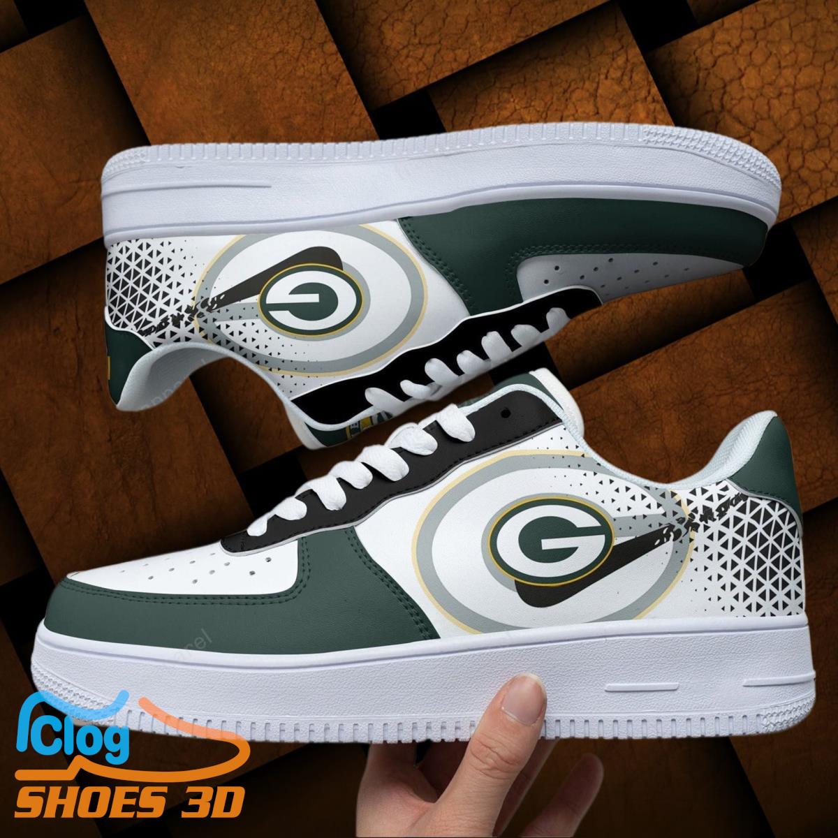 Green Bay Packers Air Force Shoes Unique Gift 2 Green Bay Packers Air Force Shoes Unique Gift Product Photo 1