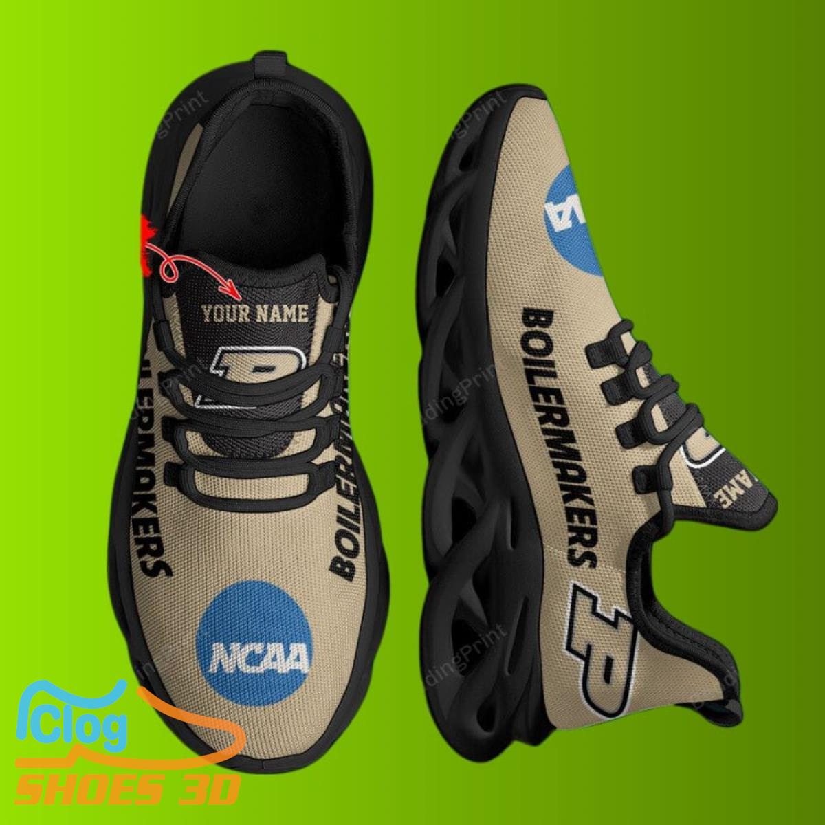 NCAA American Football Purdue Boilermakers Custom Name Max Soul Shoes Style Gift For Men And Women 2 NCAA American Football Purdue Boilermakers Custom Name Max Soul Shoes Style Gift For Men And Women Product Photo 1