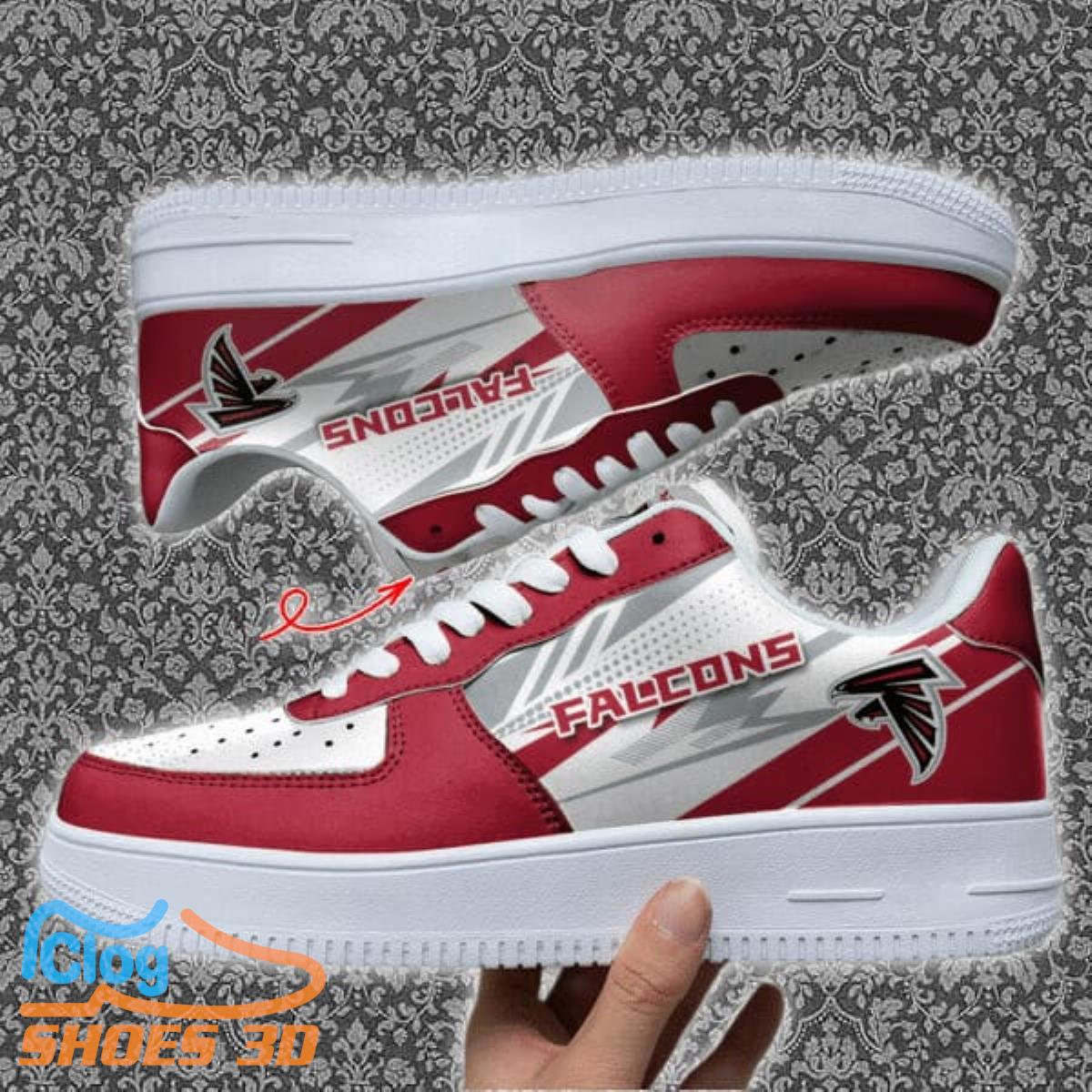 Atlanta Falcons Custom Name Air Force Shoes Best Gift 3 Atlanta Falcons Custom Name Air Force Shoes Best Gift Product Photo 1