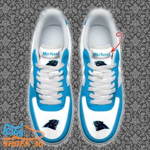 Carolina Panthers Custom Name Air Force Shoes Best Gift Product Photo 2