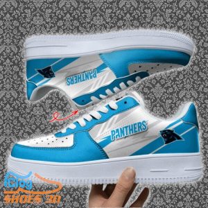 Carolina Panthers Custom Name Air Force Shoes Best Gift Product Photo 1