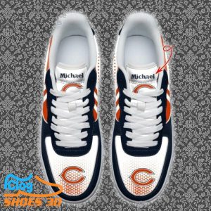 Chicago Bears Custom Name Air Force Shoes Best Gift 1 Chicago Bears Custom Name Air Force Shoes Best Gift Product Photo 2